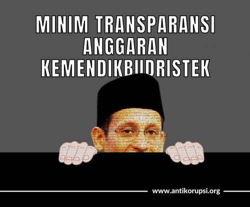 Minim Transparansi Anggaran Kemendikbudristek