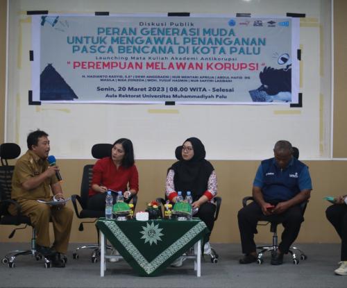 Dokumentasi Diskusi Publik "Peran Generasi Mudah Mengawal Penanganan Pasca Bencana Kota Palu"