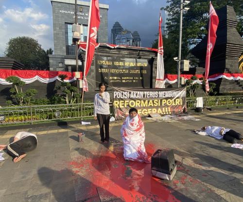 Aksi Reformasi Polri di Hari Bhayangkara Ke-72 Polri RI
