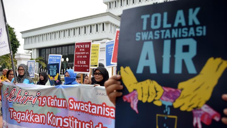 Dokumentasi Aksi Masyarakat Jakarta Menolak Privatisasi Air