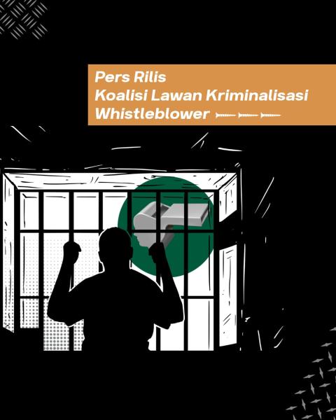 Ilustrasi Koalisi Lawan Kriminalisasi Whistleblower