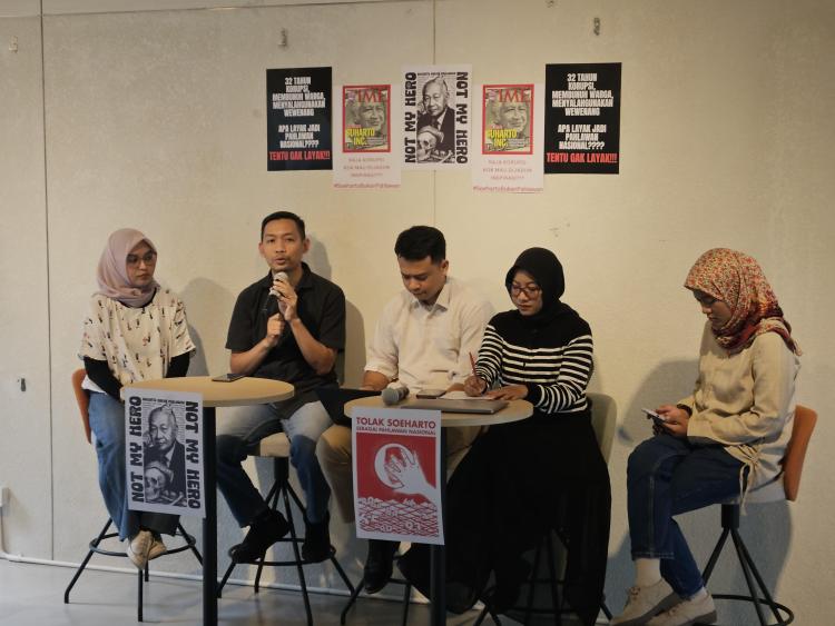 Gerakan Masyarakat Sipil Adili Soeharto - Cluster Antikorupsi dan Demokrasi