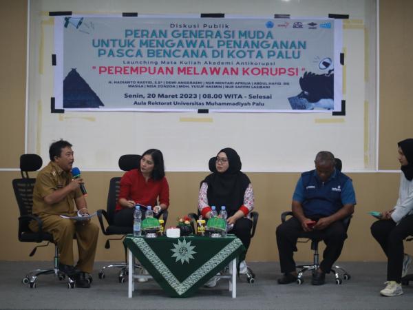 Dokumentasi Diskusi Publik "Peran Generasi Mudah Mengawal Penanganan Pasca Bencana Kota Palu"