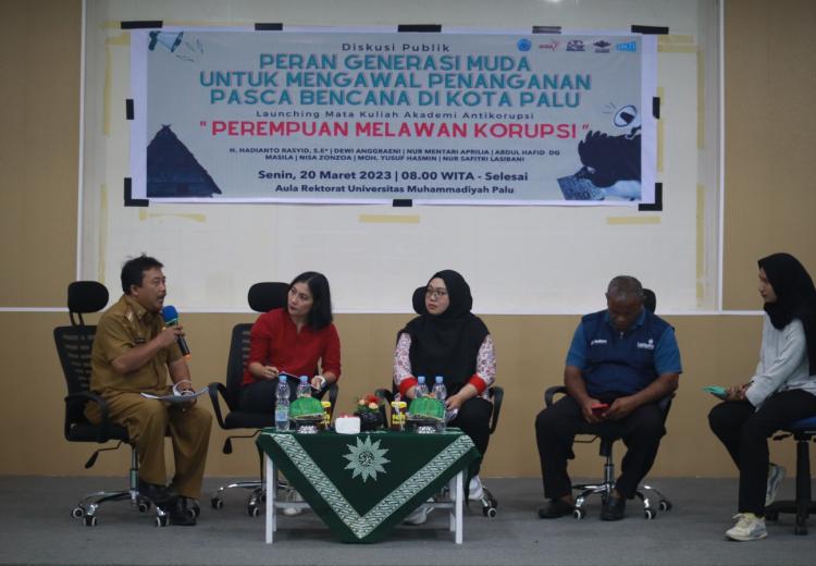 Dokumentasi Diskusi Publik "Peran Generasi Mudah Mengawal Penanganan Pasca Bencana Kota Palu"