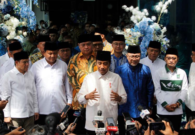 Pertemuan Joko Widodo dengan Pimpinan Partai Politik