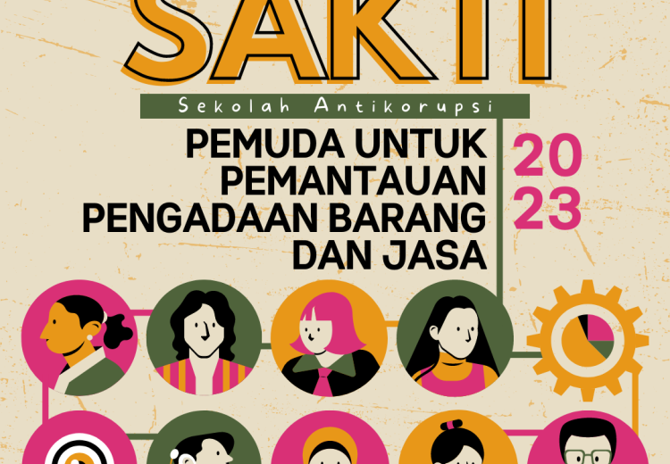 Poster SAKTI Pemuda 2023 untuk Pemantauan Pengadaan Barang dan Jasa