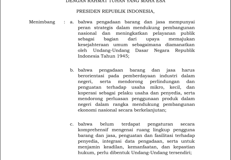 Naskah RUU PBJ versi Juli 2023