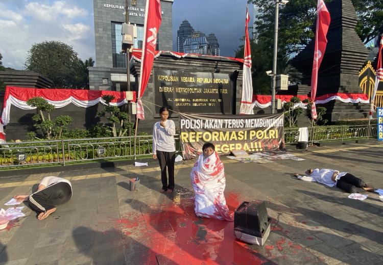 Aksi Reformasi Polri di Hari Bhayangkara Ke-72 Polri RI